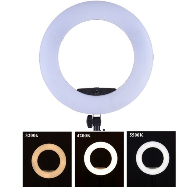 Кольцевая лампа OKIRO LED RING FD 480 Черная (Уценка) У-109 - изображение 8