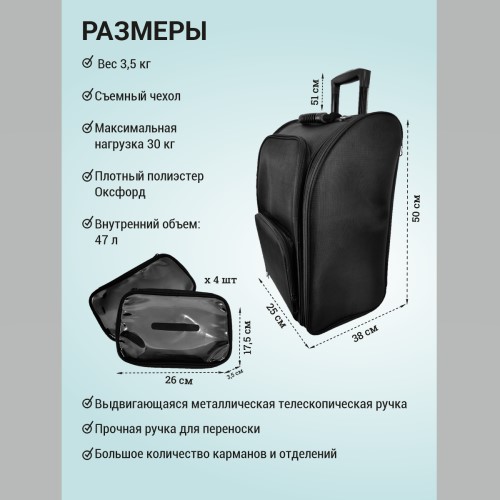 Сумка (чемодан) для визажиста LGB915 - изображение 3