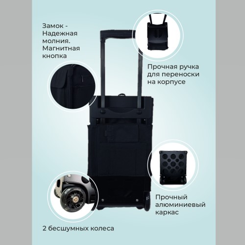 Сумка (чемодан) для визажиста OKIRO Black - изображение 4