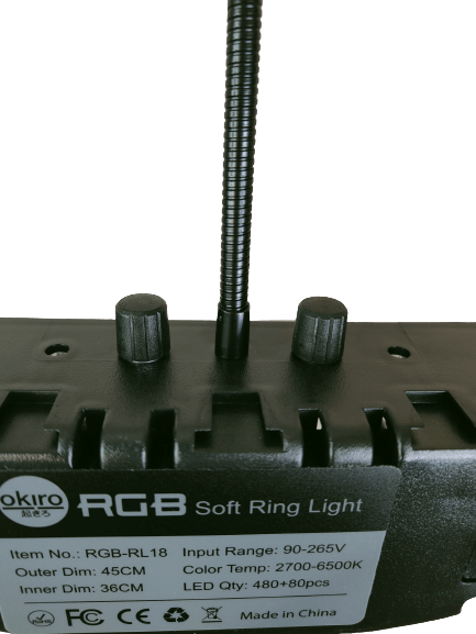 Лампа кольцевая OKIRA LED RING 480 RGB 18 - изображение 16