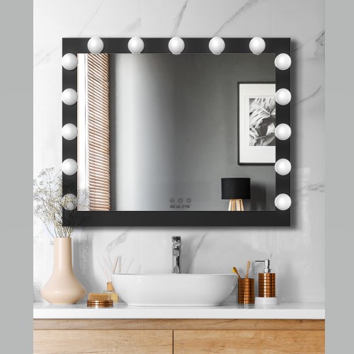 Зеркало гримерное  L611 (черное) - изображение 9
