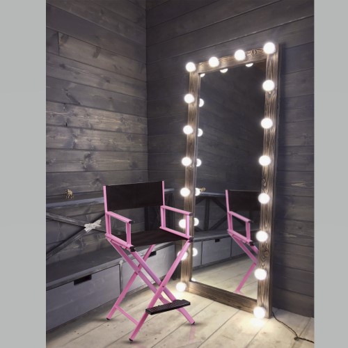 Разборный стул визажиста из алюминия (розовый) - изображение 4