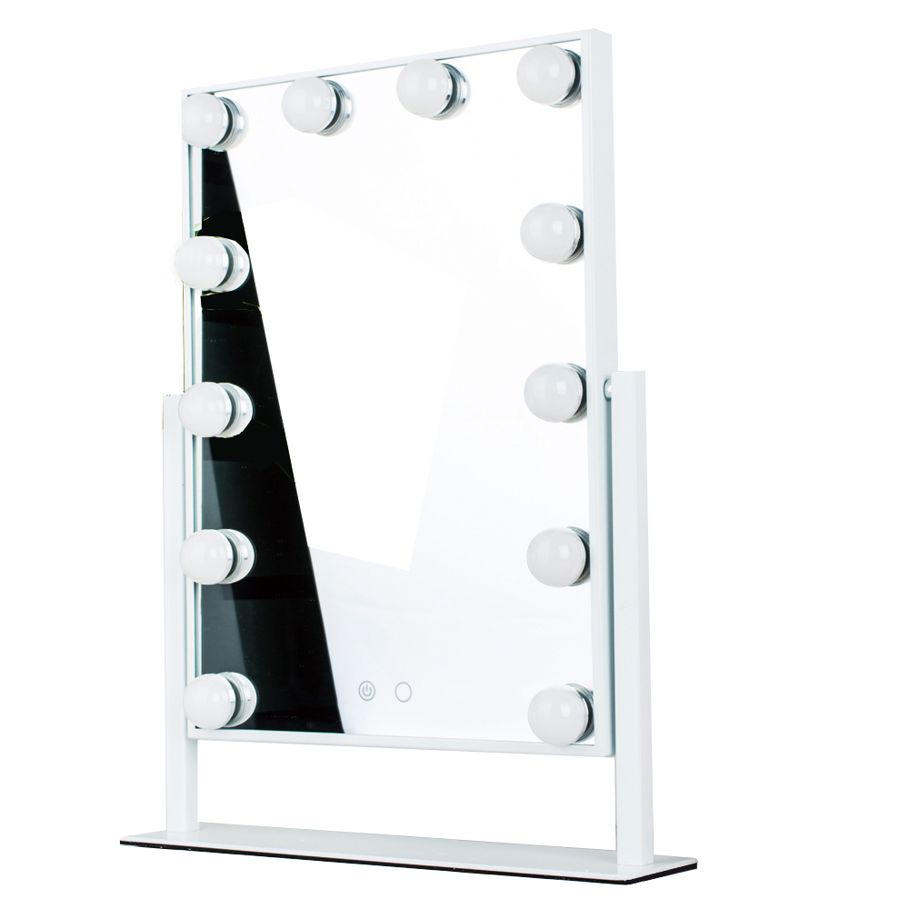 Зеркало гримерное настольное 503B (белое) - изображение