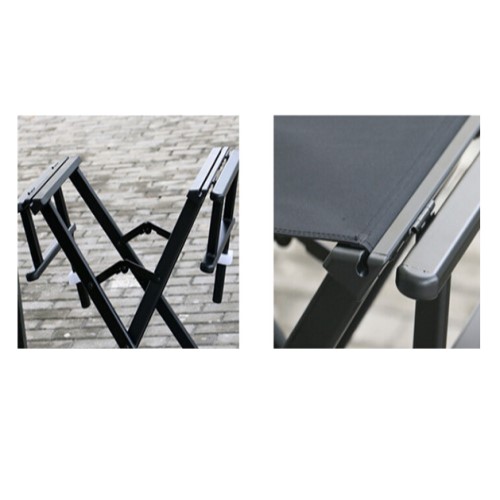 Разборный стул визажиста из алюминия (серебристый) - изображение 14
