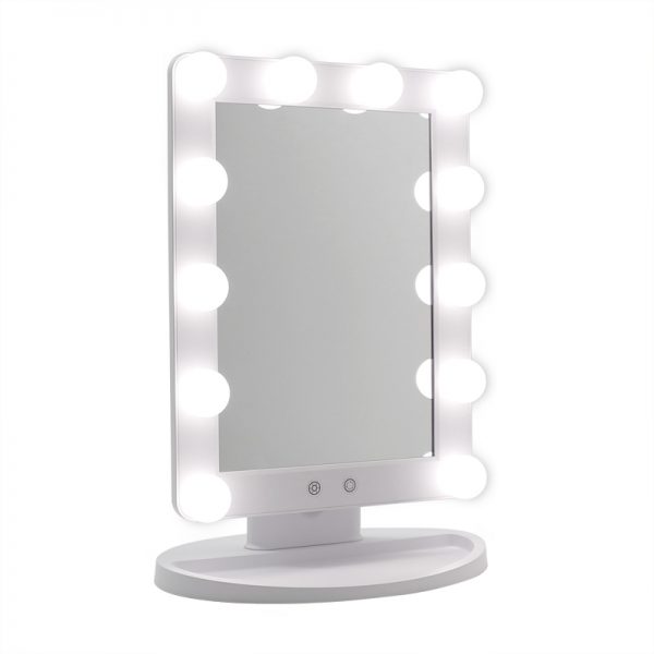 Зеркало гримерное настольное SM279E (белое) - изображение 2
