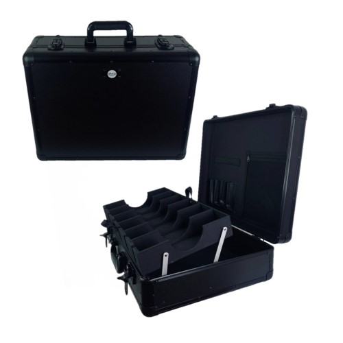 Кейс чемодан для барбера (парикмахера) OKIRO BC 001 (черный) - изображение 1