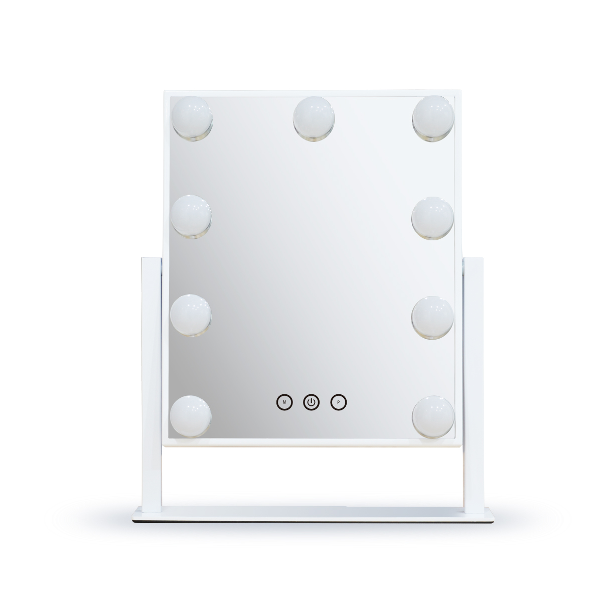 Зеркало гримерное настольное DP331 (белое) - изображение
