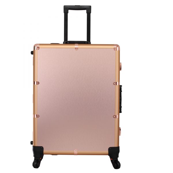 Мобильная студия визажиста розовое золото Premium LC015 - изображение 2