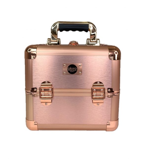 Бьюти кейс для косметики OKIRO MUC 054 розовое золото - изображение 1