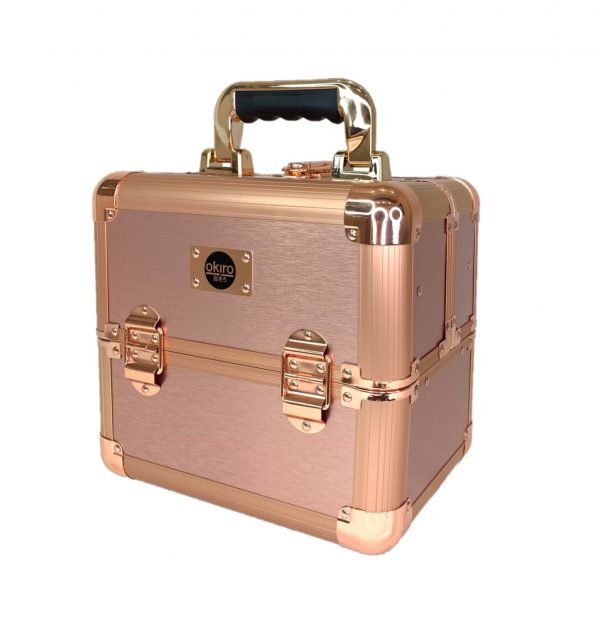 Бьюти кейс для косметики OKIRO MUC 054 розовое золото - изображение 4
