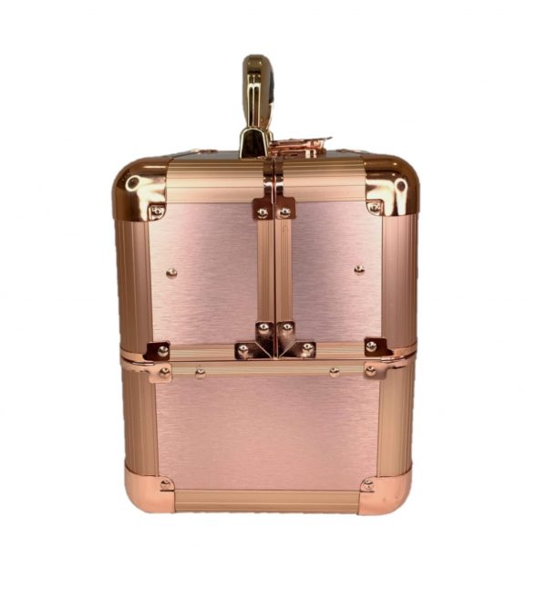 Бьюти кейс для косметики OKIRO MUC 054 розовое золото - изображение 5