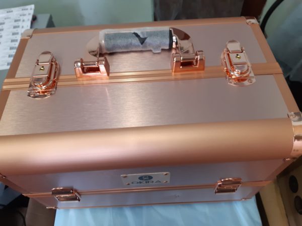 Бьюти кейс для косметики OKIRO CWB7350 розовое золото (уценка) У-31 - изображение 14