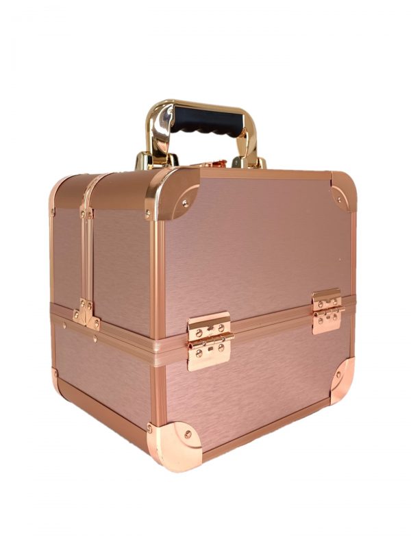 Бьюти кейс для визажиста OKIRO MUC 002 розовое золото - изображение 4
