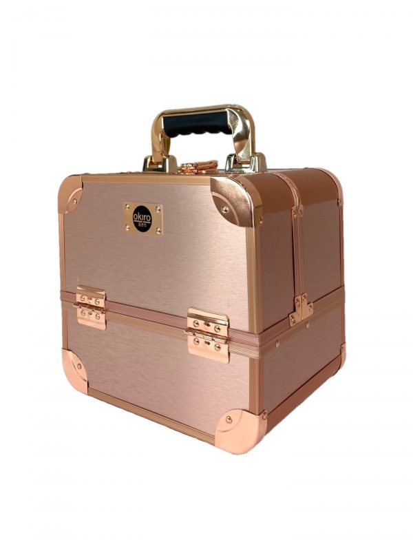 Бьюти кейс для визажиста OKIRO MUC 002 розовое золото - изображение 2