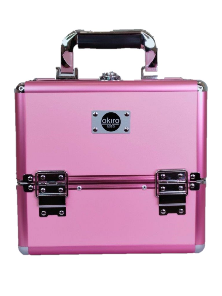 Бьюти кейс для косметики OKIRO MUC 003 розовый (Уценка) У-21 - изображение