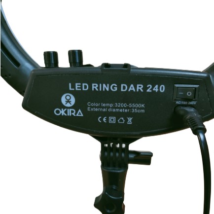 Кольцевая лампа OKIRO LED RING DAR 240 (12 дюймов) (уценка) - изображение 7