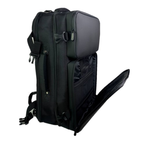 Рюкзак-чемодан для барбера (парикмахера) OKIRO PRO B2 черный - изображение 11