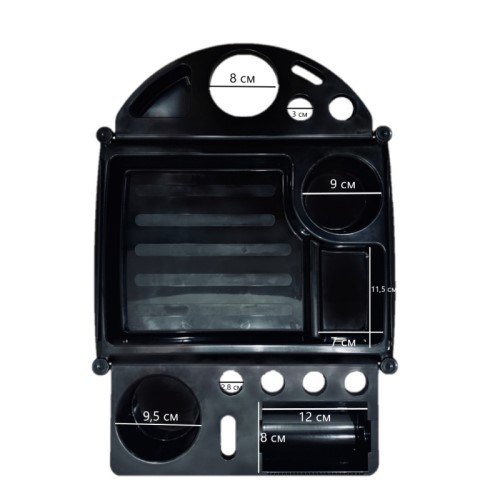 Тележка парикмахерская OKIRO X11-6S (черная) - изображение 10