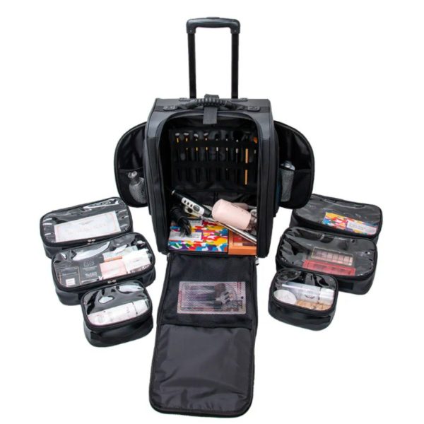 Сумка-чемодан для визажиста, стилиста на колесах OKIRO KC P46S - изображение 11