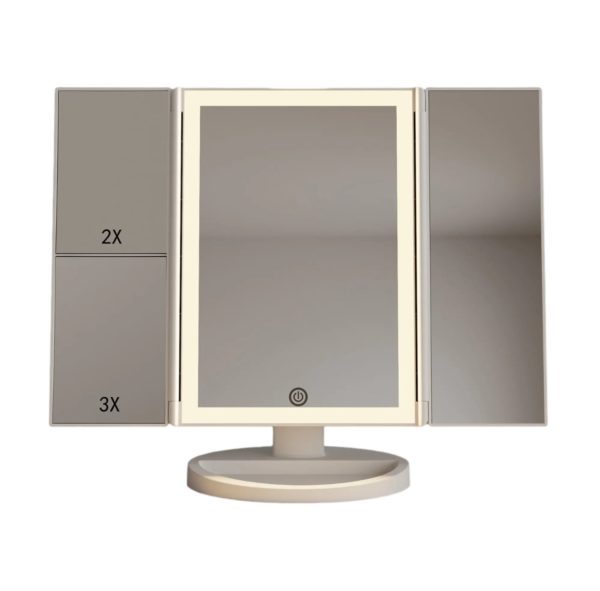 Зеркало гримерное настольное SM 241A (белое) - изображение 1