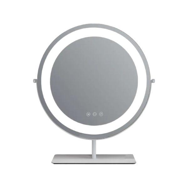 Зеркало гримерное настольное круглое DP 231 L (белое) - изображение 1