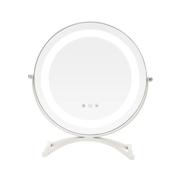 Зеркало гримерное настольное круглое DP 229-40 (белое) - изображение 15